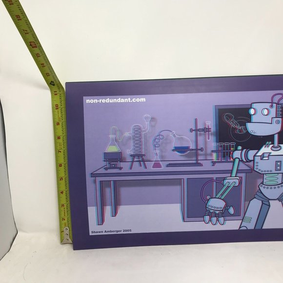 Digital Art - Sean Amberger - Set of 3 - 3-D Art Prints 18" x 12" w 3-D Glasses - Picture 15 of 16